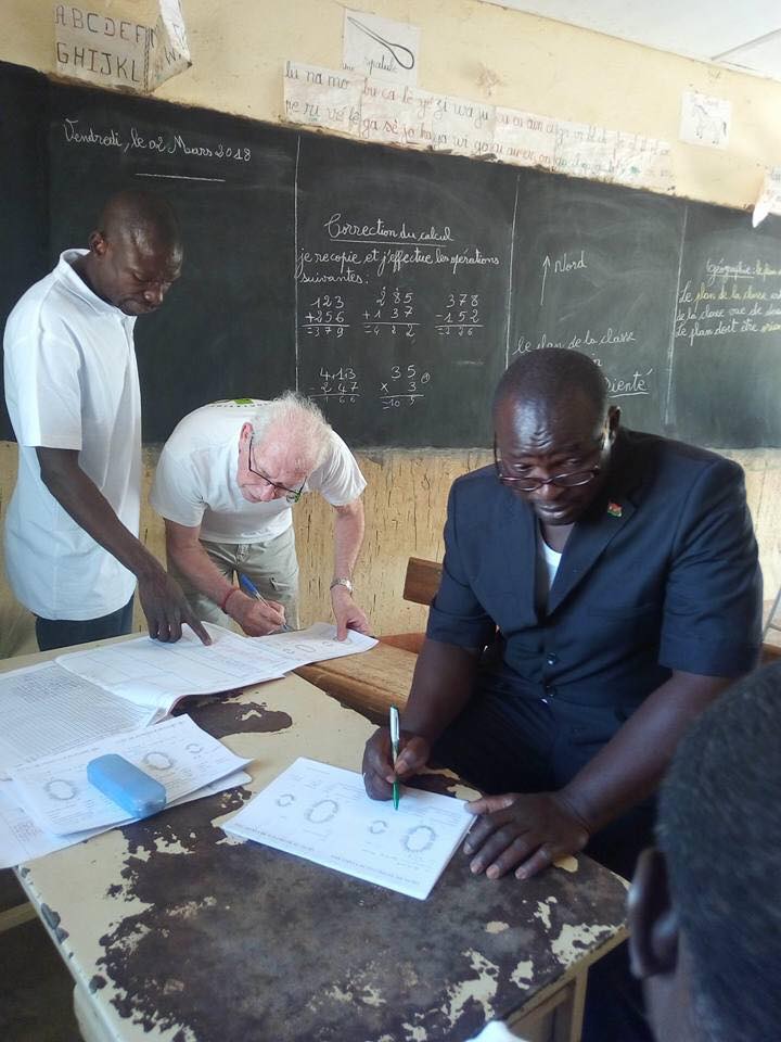 Les 11 bénévoles de l'association DSA au Burkina Faso
